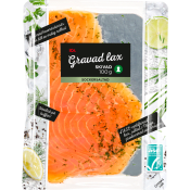 Lax gravad skivad 100g Miljömärkt ICA.