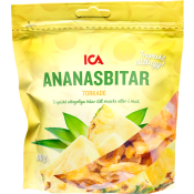 Ananasbitar Torkade 90g ICA.