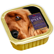Hundmat oxkött och grönsaker i paté 150g ICA.