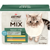 Kattmat Senior mix i sås 12-p ICA.