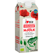 Standardmjölk 3% 1,5l ICA I love eco.