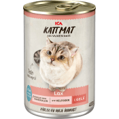 Kattmat Lax i gelé 400g ICA.