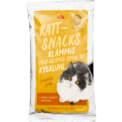 Kattsnacks Klämmis Kyckling 75g ICA.
