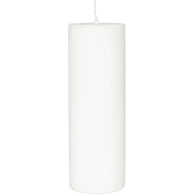 Blockljus Simply Stearin Vit 7x20cm Duni.