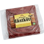 Hästkött Granrökt Skivat 100g Gustafskorv.