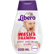 Wash & Shampoo 200ml Libero.