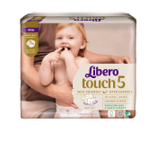 Blöjor Touch Strl 5 10-14kg Miljömärkt 42-p Libero.