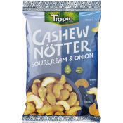 Cashewnötter Sourcream & Onion 275g Tropic Snacks.