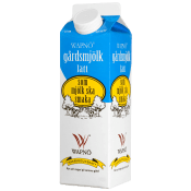 Lättmjölk 0,5% 1l Wapnö.