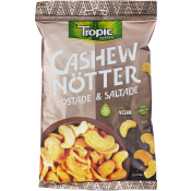 Cashewnötter Rostade & Saltade 275g Tropic Snacks.