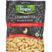 Cashewnötter Rostade & Saltade 170g Tropic Snacks.