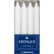 Kronljus Vit 8-p Liljeholmens.