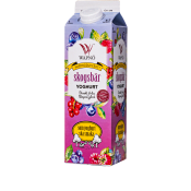 Yoghurt Hallon blåbär & lingon 2,7% 1000g Wapnö.