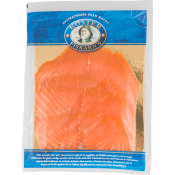 Kallrökt Regnbågslax skivad ca 150g Kosterfiskarn's.