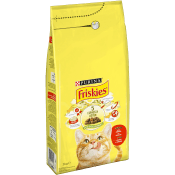 Kattmat Oxkött kyckling & grönsaker 2kg Friskies.