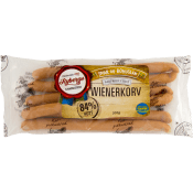 Wienerkorv 84% Kötthalt 300g Rybergs Charkuteri.