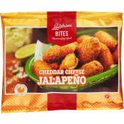 Cheddar cheese Jalapeño Fryst 250g Lindströms Bites.
