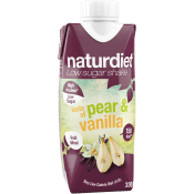 Måltidsersättning Pear Vanilla Shake 330ml Naturdiet.
