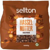 Hasselnötter 1kg Sellton.