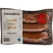 Kryddkorv Texas Grill 92% Kötthalt 300g Stensåkra.