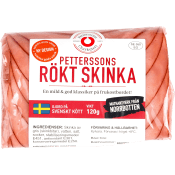 Rökt skinka 120g Petterssons Charkuteri.