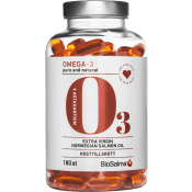 Omega 3 pure and natural laxolja 180-p BioSalma.