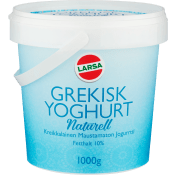 Grekisk Yoghurt Naturell 10% 1000g Larsa Foods.