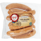 Grillkorv Tjock 66% Kötthalt 840g Rybergs.