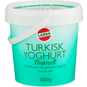 Yoghurt Turkisk Naturell 1000g Larsa Foods.