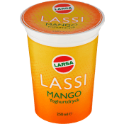 Yoghurtdryck Mangolassi 250ml Larsa foods.