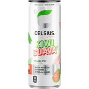 Energidryck Kiwi Guava 35,5cl Celsius.