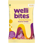 Gelégodis Ananas passion & svarta vinbär Vegansk 70g Wellibites.