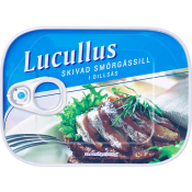 Smörgåssill skivor i dillsås 100g Lucullus.