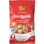 Frystorkad Jordgubb vit choklad 125g Exotic Snacks.