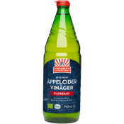 Äppelcidervinäger Filtrerad Ekologisk 750ml KRAV Kung Markatta.
