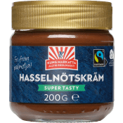 Hasselnötscreme Ekologisk 200g Kung Markatta.