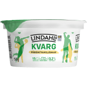 Kvarg Päron Vanilj 0,2% 150g Lindahls.