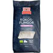 Kokosflingor Ekologisk 200g Kung markatta.