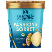 Passionssorbet 500ml Lejonet och Björnen.