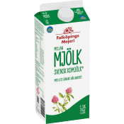 Mellanmjölk 1,5% Längre Hållbarhet 1,5l Falköpings Mejeri.