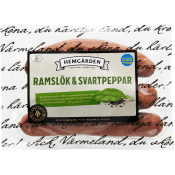 Korv Ramslök & Svartpeppar 270g Hemgården.