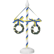 Midsommarstång Vit 24cm 1-p.