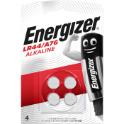 Knappcellsbatteri LR44/A76 4-p Energizer.