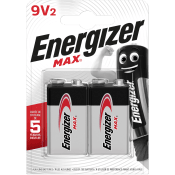 Batteri 9V 2-p Energizer Max.