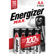 Batteri AA 4-p Energizer Max.