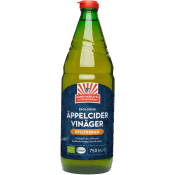 Äppelcidervinäger Ofiltrerad 750ml KRAV Kung Markatta.