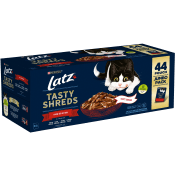 Kattmat Tasty Shreds Farm 44-p 80g Latz.