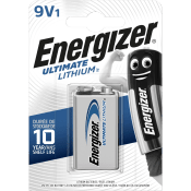 Batteri 9V 1-p Energizer Ultimate.
