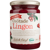 Lingonsylt Osötad 380g KRAV Torefolk Gård.