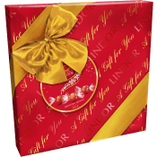 Chokladask LINDOR Mjölk Praliner 287g Lindt.